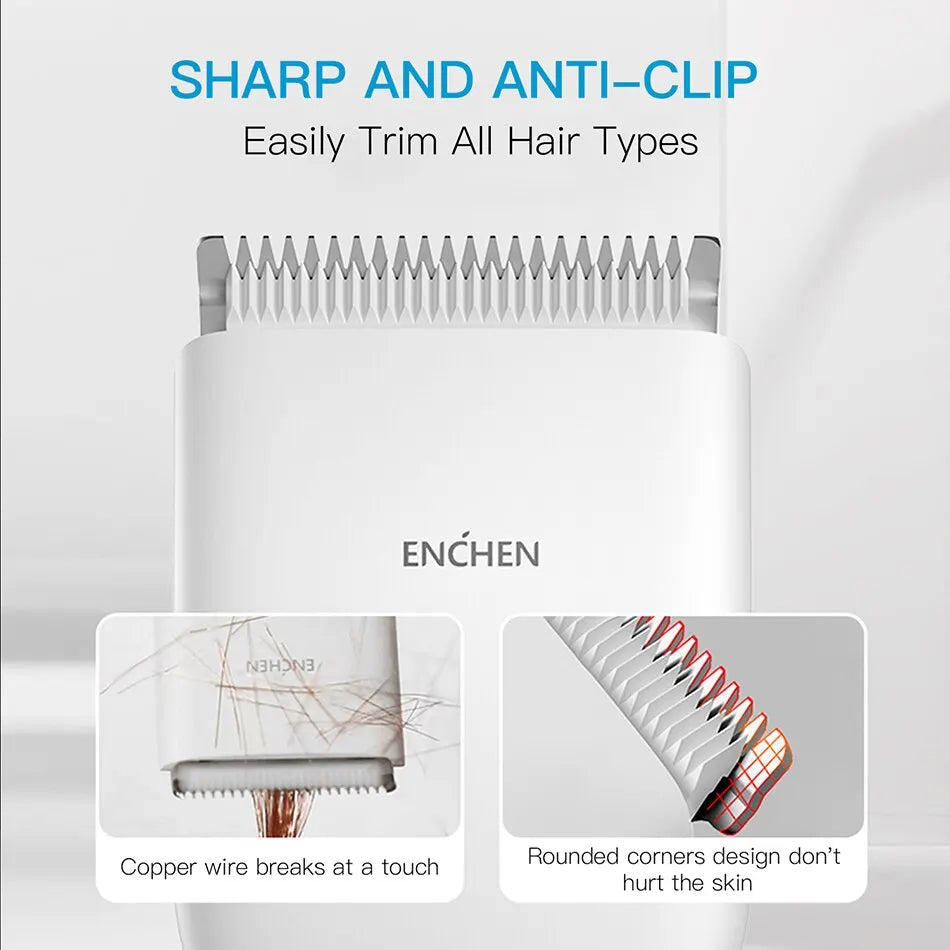 Boost Professional Cordless Hair Clipper Ceramic Blade White